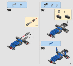 LEGO 42063 instructions page 51 – build guide