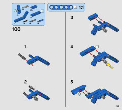 LEGO 42063 instructions page 53 – build guide