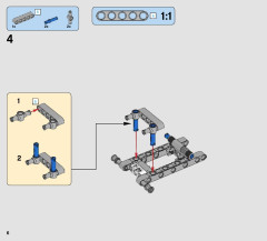 LEGO 42063 instructions page 6 – build guide