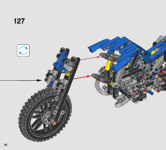 LEGO 42063 instructions page 70 – build guide
