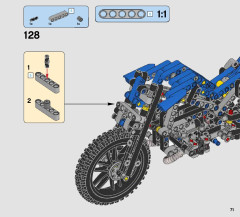 LEGO 42063 instructions page 71 – build guide