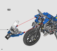 LEGO 42063 instructions page 82 – build guide