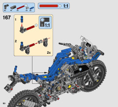 LEGO 42063 instructions page 90 – build guide
