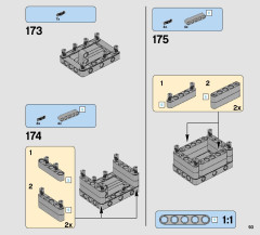 LEGO 42063 instructions page 93 – build guide