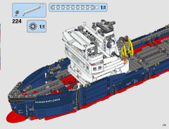 LEGO 42064 instructions page 175 – build guide