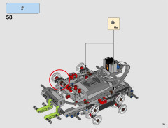 LEGO 42065 instructions page 39 – build guide