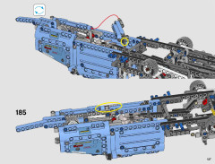 LEGO 42066 instructions page 127 – build guide