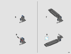 LEGO 42069 instructions page 209 – build guide