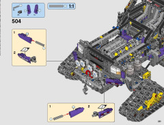 LEGO 42069 instructions page 351 – build guide