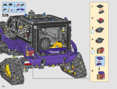 LEGO 42069 instructions page 374 – build guide