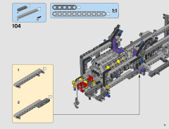 LEGO 42069 instructions page 71 – build guide