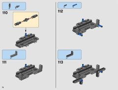 LEGO 42069 instructions page 74 – build guide