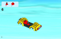 LEGO 4207 instructions page 8 – build guide