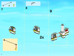 LEGO 4207 instructions page 8 – build guide