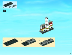 LEGO 4207 instructions page 9 – build guide