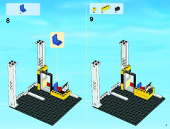 LEGO 4207 instructions page 9 – build guide