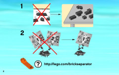 LEGO 4207 instructions page 2 – build guide