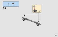 LEGO 42071 instructions page 45 – build guide