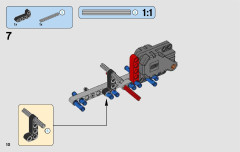 LEGO 42072 instructions page 10 – build guide