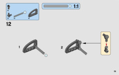 LEGO 42072 instructions page 15 – build guide