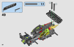 LEGO 42072 instructions page 42 – build guide