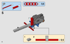 LEGO 42072 instructions page 8 – build guide