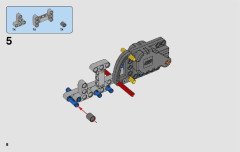 LEGO 42073 instructions page 8 – build guide