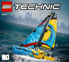 LEGO 42074 instructions page 1 – build guide