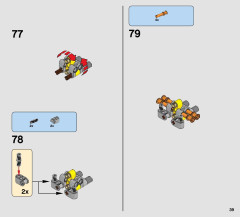 LEGO 42074 instructions page 39 – build guide