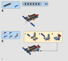 LEGO 42074 instructions page 4 – build guide