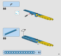 LEGO 42074 instructions page 45 – build guide