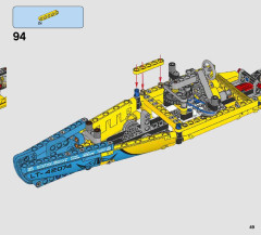 LEGO 42074 instructions page 49 – build guide