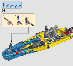 LEGO 42074 instructions page 54 – build guide