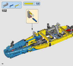LEGO 42074 instructions page 58 – build guide