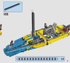 LEGO 42074 instructions page 61 – build guide
