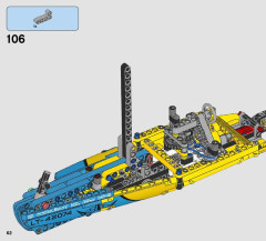 LEGO 42074 instructions page 62 – build guide