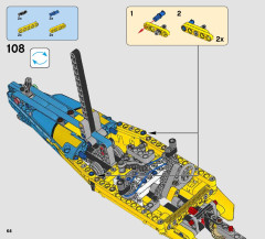 LEGO 42074 instructions page 64 – build guide