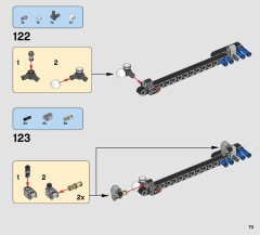 LEGO 42074 instructions page 73 – build guide