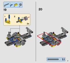 LEGO 42074 instructions page 11 – build guide