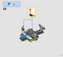 LEGO 42074 instructions page 13 – build guide