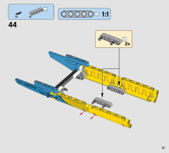 LEGO 42074 instructions page 31 – build guide