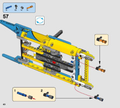 LEGO 42074 instructions page 40 – build guide