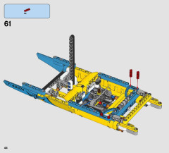 LEGO 42074 instructions page 44 – build guide