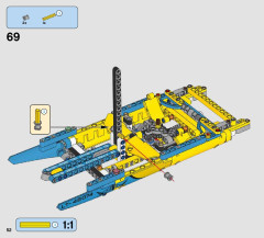 LEGO 42074 instructions page 52 – build guide
