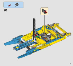 LEGO 42074 instructions page 53 – build guide