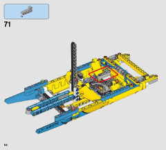 LEGO 42074 instructions page 54 – build guide