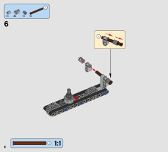 LEGO 42074 instructions page 6 – build guide