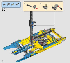 LEGO 42074 instructions page 62 – build guide