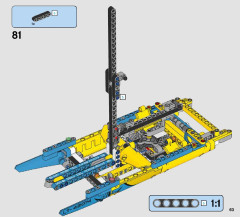 LEGO 42074 instructions page 63 – build guide
