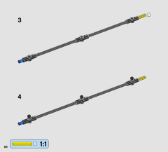 LEGO 42074 instructions page 66 – build guide